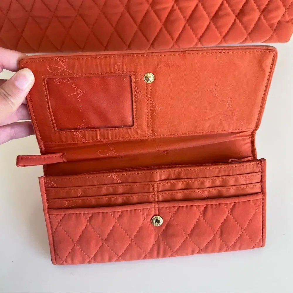 Vera‎ Bradley Satchel Buckle with wallet in Spice